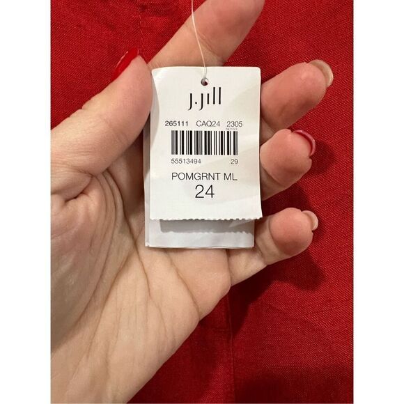 J. Jill NWT linen blend wide pants plus size 24 - Picture 4 of 9